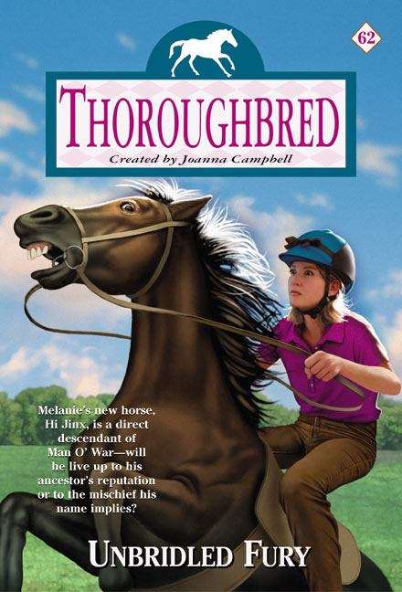Book cover of Unbridled Fury (Thoroughbred #62)