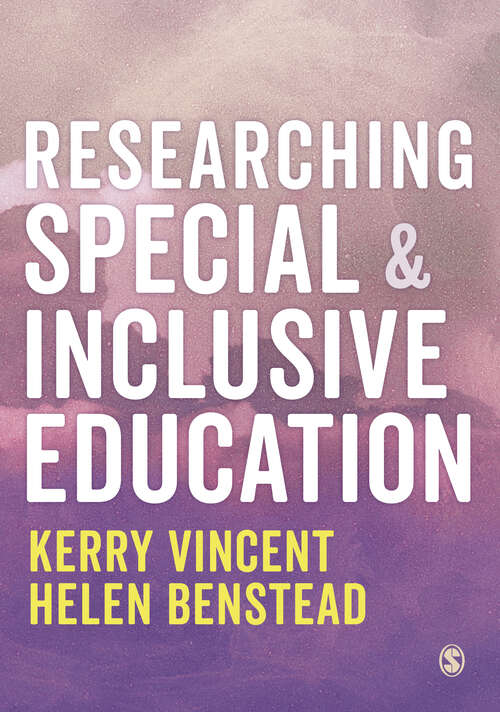 Book cover of Researching Special and Inclusive Education