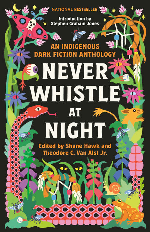 Book cover of Never Whistle at Night: An Indigenous Dark Fiction Anthology