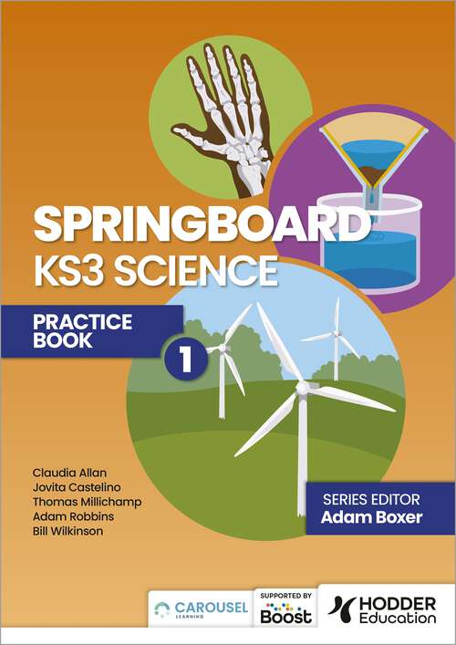 Book cover of Springboard: KS3 Science Practice Book 1