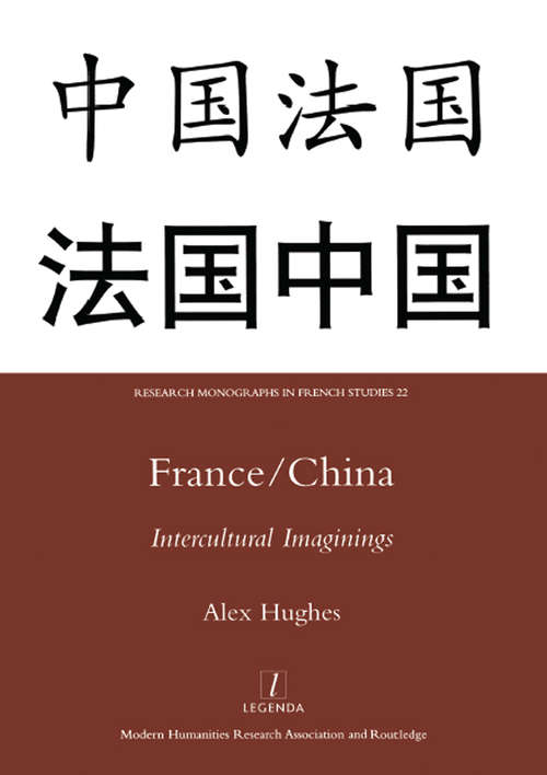 Book cover of France/China: Intercultural Imaginings