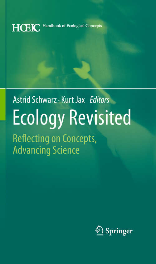 Book cover of Ecology Revisited
