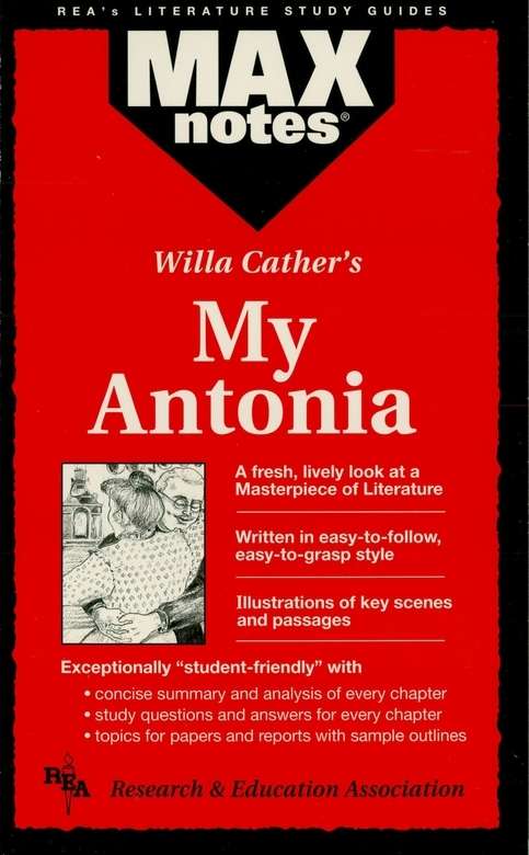 Book cover of My Antonia: MAXNotes Literature Guides