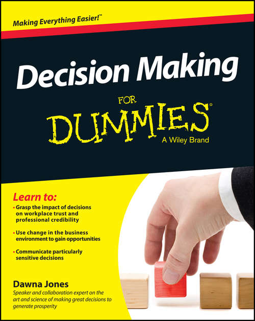 Book cover of Decision Making For Dummies
