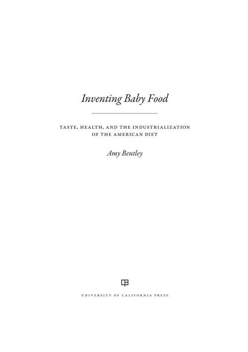 Book cover of Inventing Baby Food