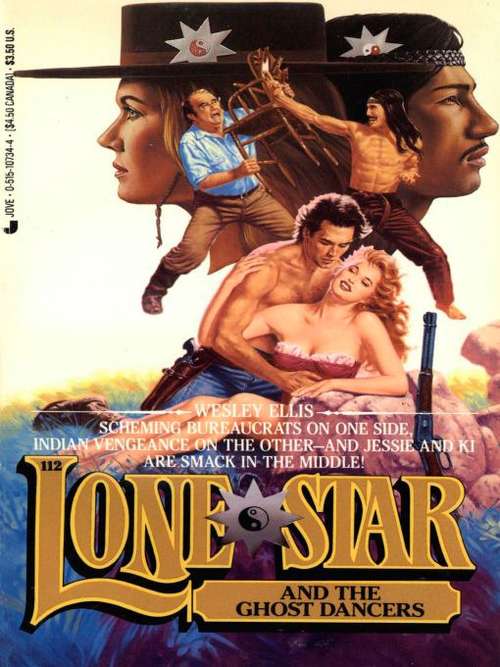 Book cover of Lone Star and the Ghost Dancers (Lone Star #112)