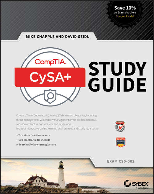 Book cover of CompTIA Cybersecurity Analyst (CSA+) Study Guide: Exam CS0-001