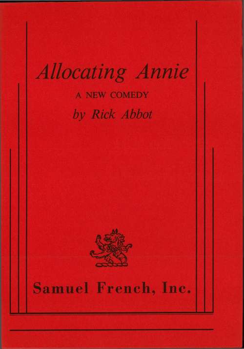 Book cover of Allocating Annie: A New Comedy