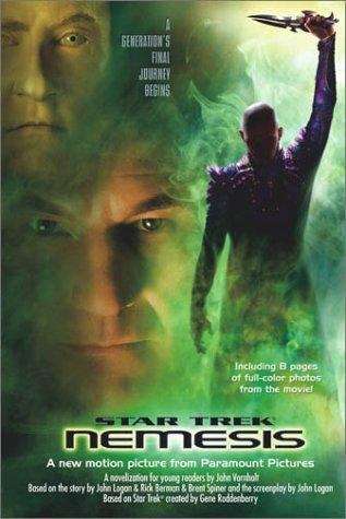 Book cover of Star Trek: Nemesis (Junior Novelization)