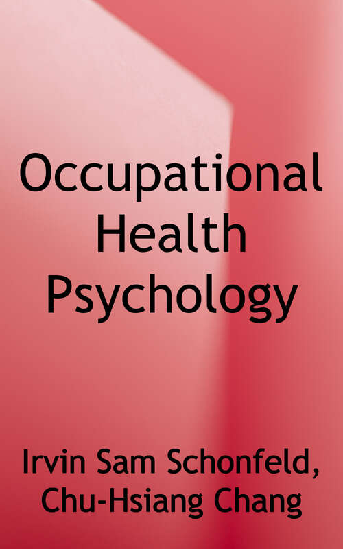Occupational Health Psychology