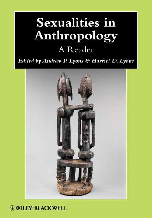 Book cover of Sexualities in Anthropology: A Reader