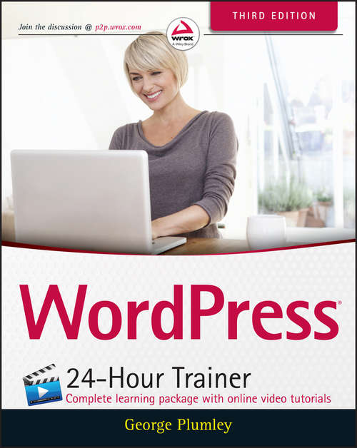 Book cover of WordPress 24-Hour Trainer
