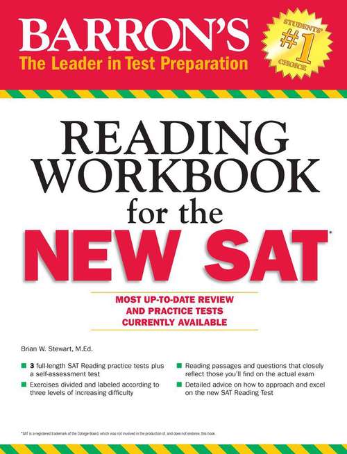 Barron's: Reading Workbook For The New SAT