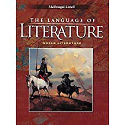 Book cover of The Language of Literature: World Literature