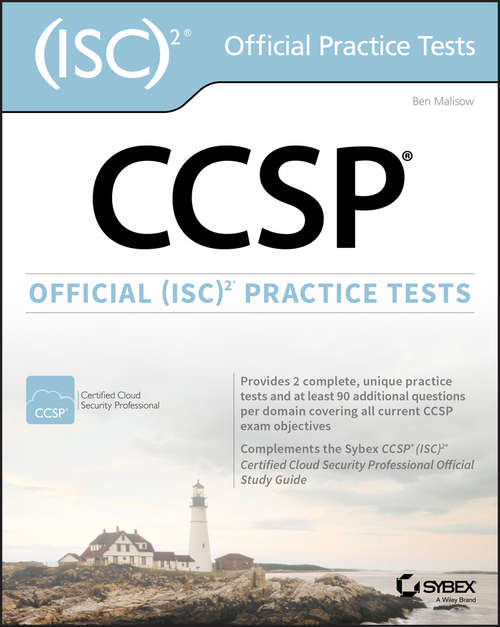 Book cover of CCSP Official (ISC)2 Practice Tests