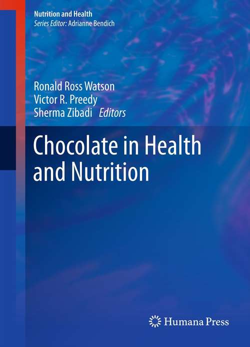Book cover of Chocolate in Health and Nutrition