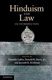 Hinduism and Law: An Introduction
