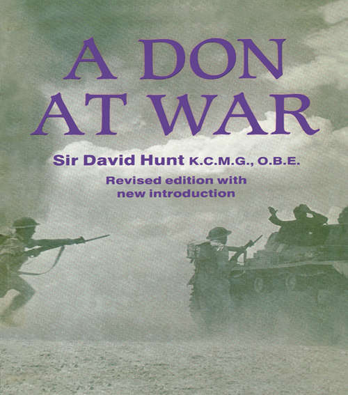 A Don at War (Studies in Intelligence)