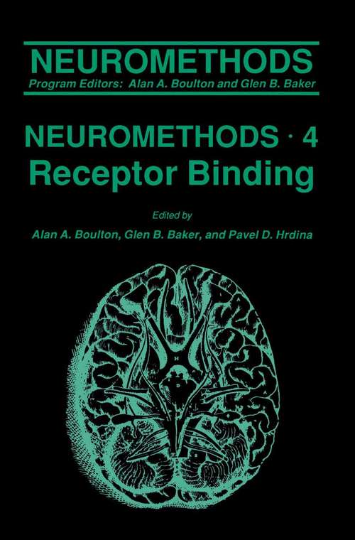 Receptor Binding (Neuromethods #4)
