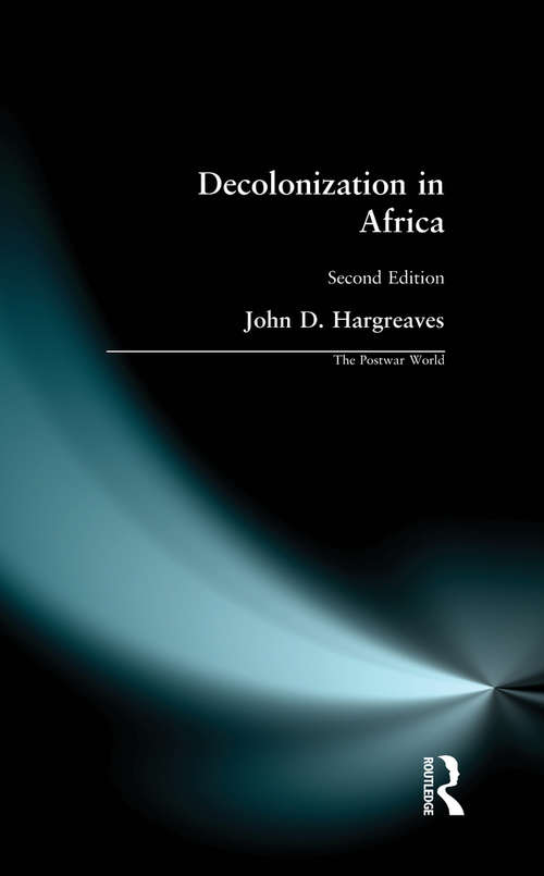 Book cover of Decolonization in Africa