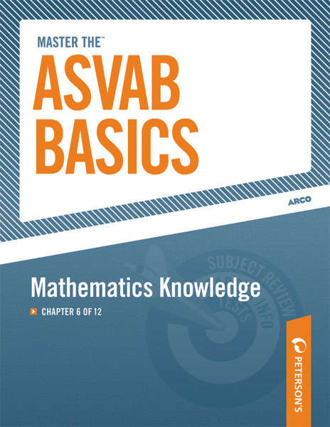 Book cover of Master the ASVAB Basics--Mathematics Knowledge: Chapter 6 of 12