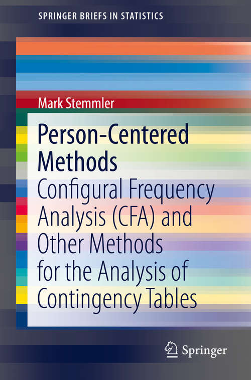 Book cover of Person-Centered Methods
