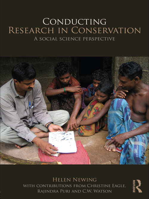 Book cover of Conducting Research in Conservation: Social Science Methods and Practice