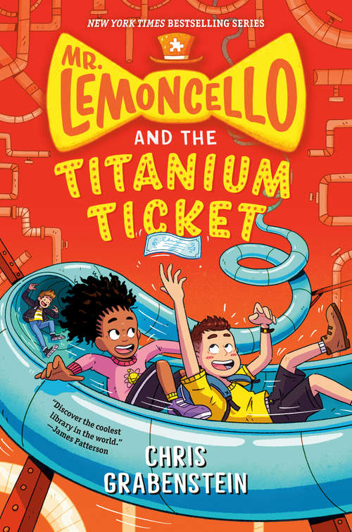Book cover of Mr. Lemoncello and the Titanium Ticket (Mr. Lemoncello's Library)