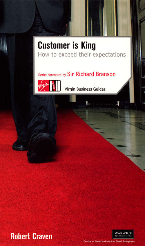 Book cover of Customer Is King: How to Exceed Their Expectations