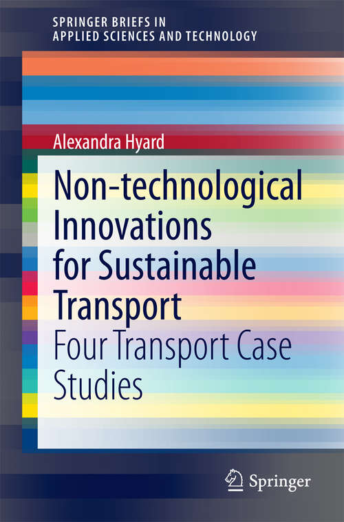 Book cover of Non-technological Innovations for Sustainable Transport