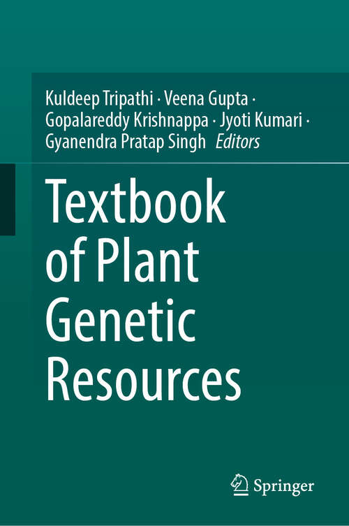 Book cover of Textbook of Plant Genetic Resources
