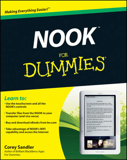 Book cover of NOOK For Dummies