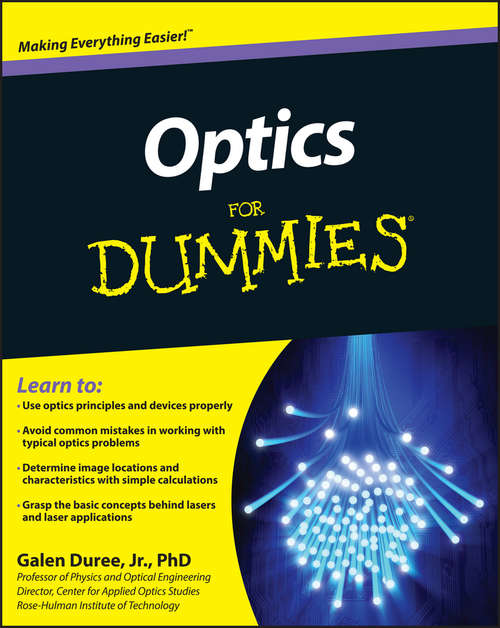Book cover of Optics For Dummies