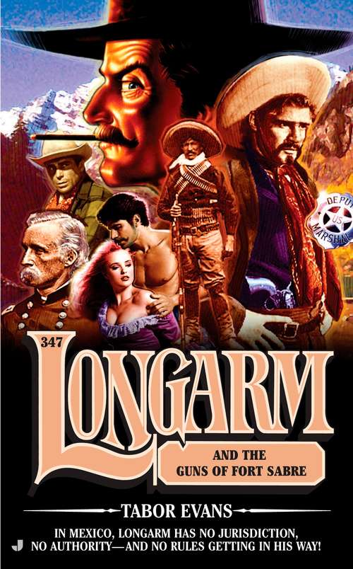 Book cover of Longarm and the Guns of Fort Sabre (Longarm #347)