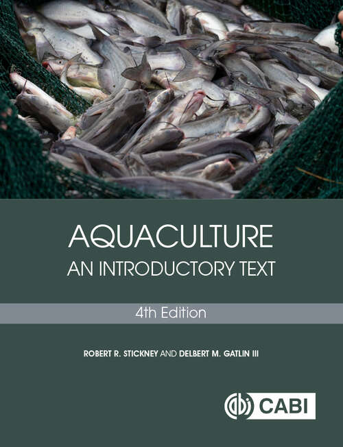 Book cover of Aquaculture: An Introductory Text