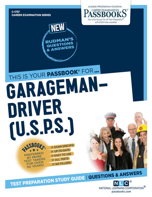 Book cover of Garageman-Driver (U.S.P.S.): Passbooks Study Guide (Career Examination Series)