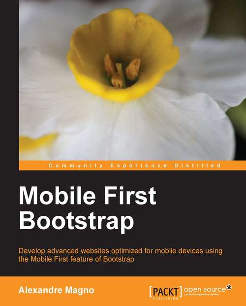 Book cover of Mobile-first Bootstrap
