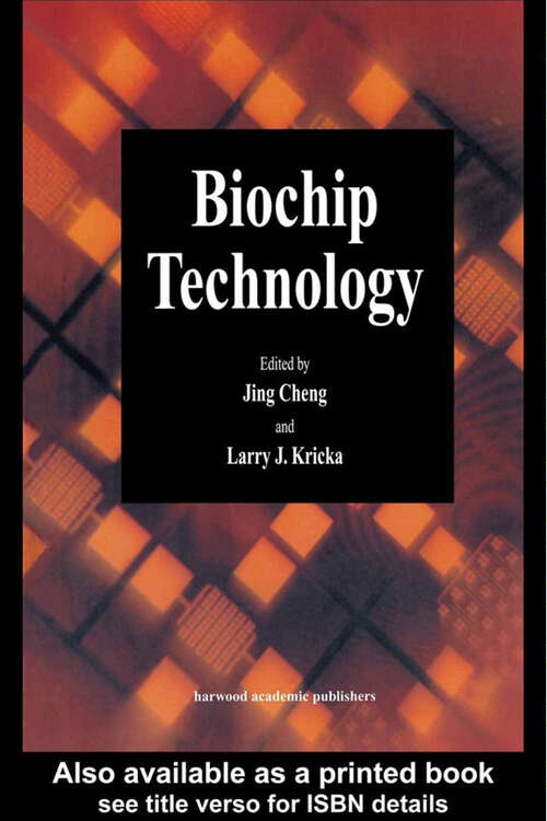 Book cover of Biochip Technology