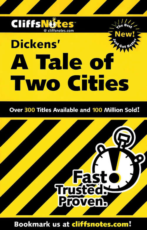 Book cover of CliffsNotes on Dickens' The Tale of Two Cities