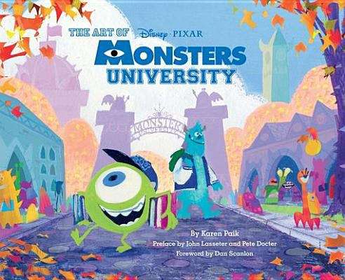 Book cover of The Art of Monsters University