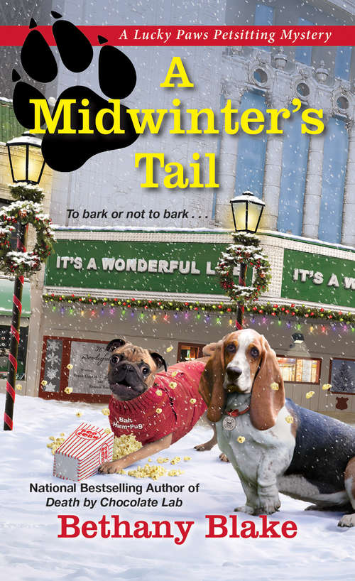 Book cover of A Midwinter's Tail (Lucky Paws Petsitting Mystery #4)