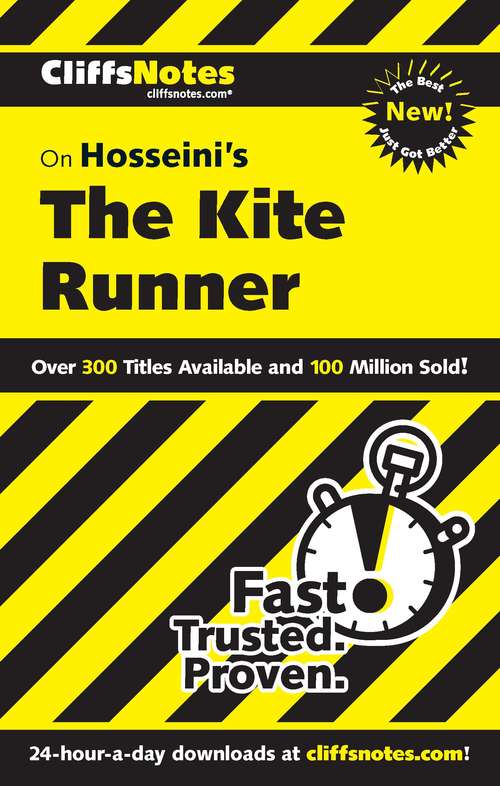 Book cover of CliffsNotes on Hosseini's The Kite Runner