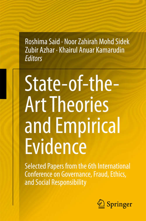 Book cover of State-of-the-Art Theories and Empirical Evidence