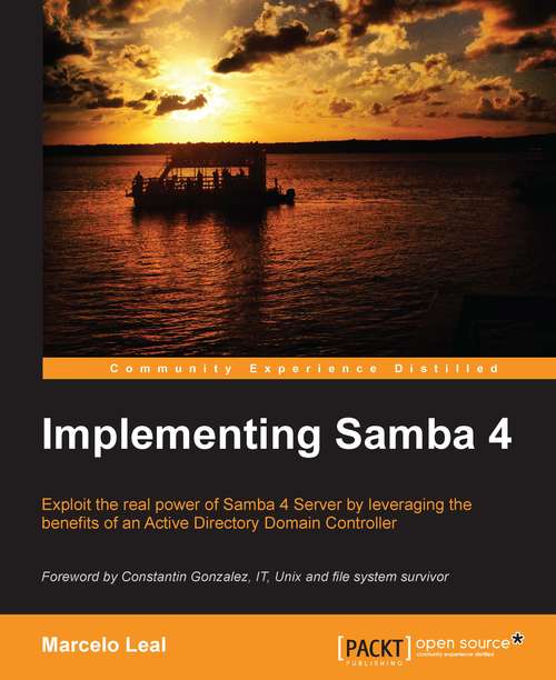 Book cover of Implementing Samba 4