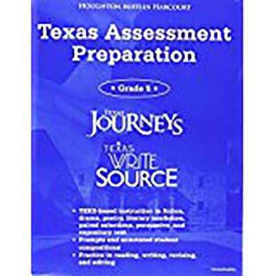 Book cover of Texas Write Source, Texas Journeys, Texas Assessment Preparation, Grade 5