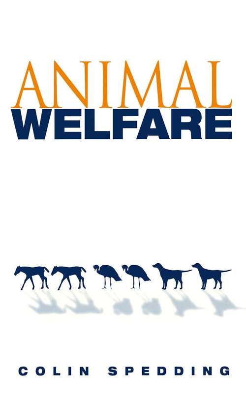 Book cover of Animal Welfare