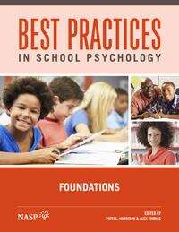 Book cover of Best Practices in School Psychology: Foundations