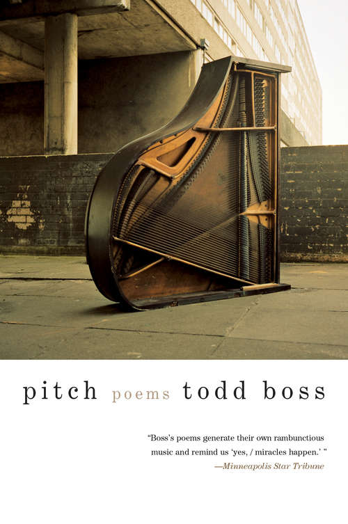 Book cover of Pitch: Poems