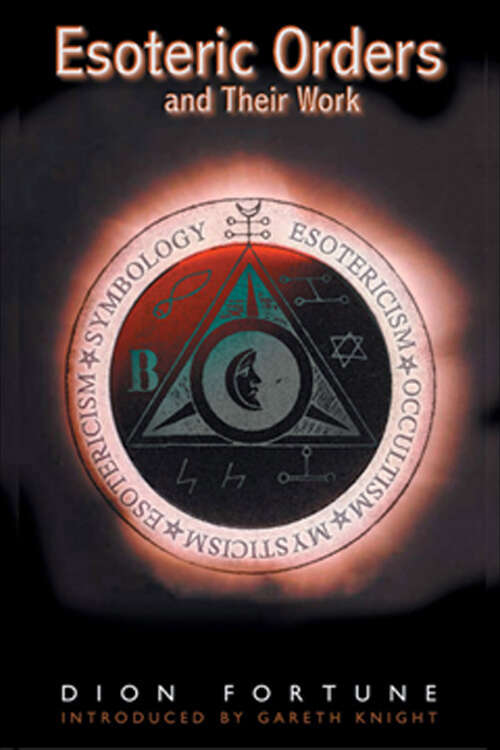 Book cover of Esoteric Orders and Their Work
