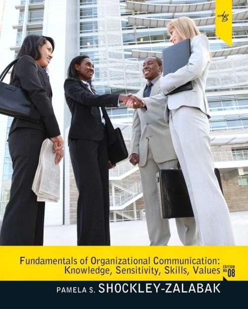 Book cover of Fundamentals of Organizational Communication: Knowledge, Sensitivity, Skills, Values